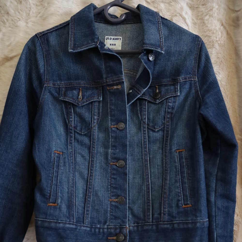 Denim jean jacket medium wash